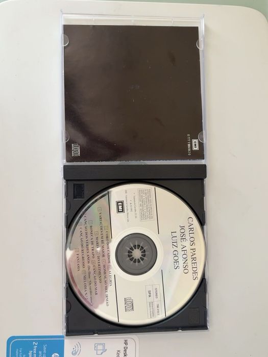 CD Carlos Paredes / José Afonso / Luiz Goes – EMI 1991