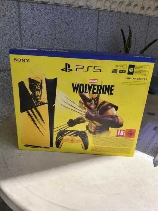 ps5 slim ediçao limitada wolverine - nova