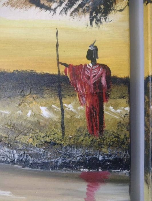 Obraz na płótnie farby olejne