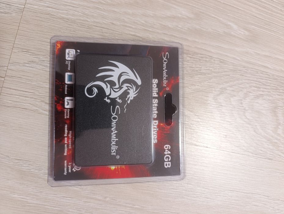 Жёсткий диск SSD 64gb.