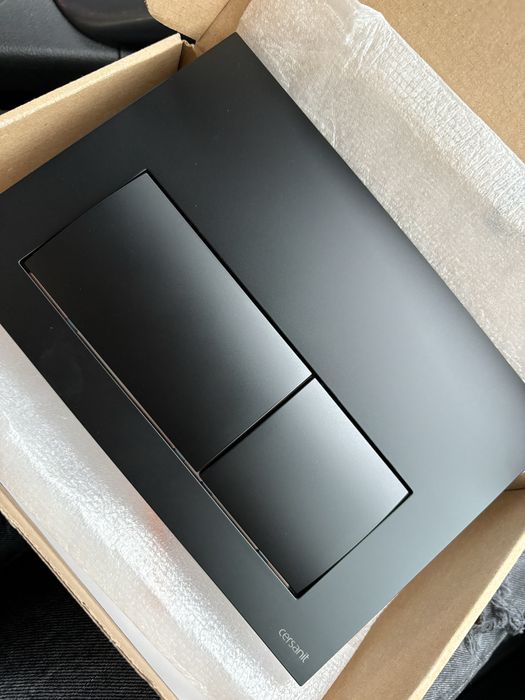 Przycisk WC czarny cersanit 2 sztuki