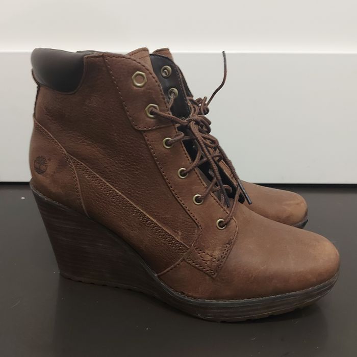 Buty damskie zimowe na koturnie Timberland rozmiar 40