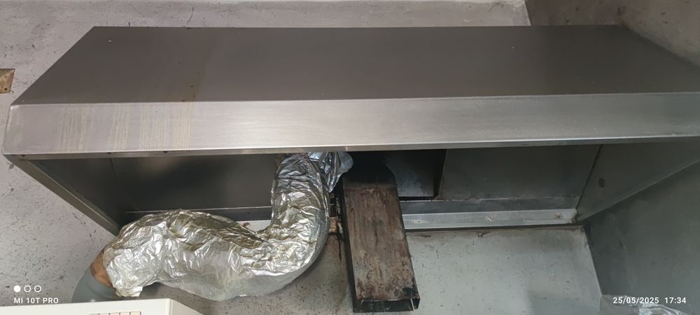 Chaminé em inox bem estimada.