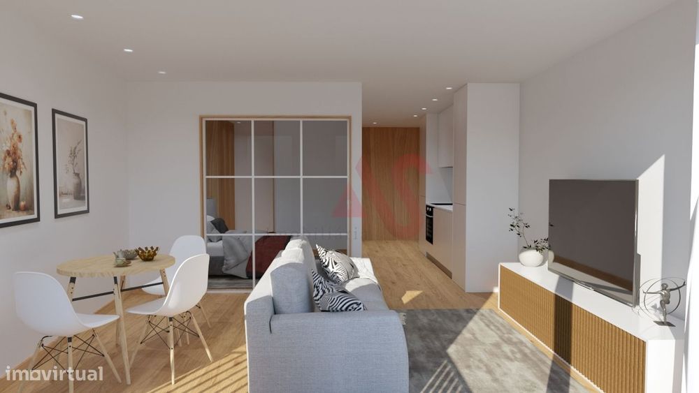 Apartamento T0+1 novo em Paranhos, Porto