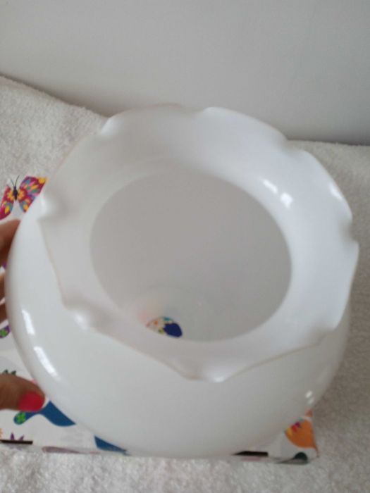 Klosz szklany biały