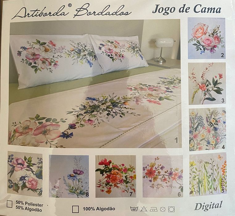 Jogo de Cama Novo (240 x 290 cm)