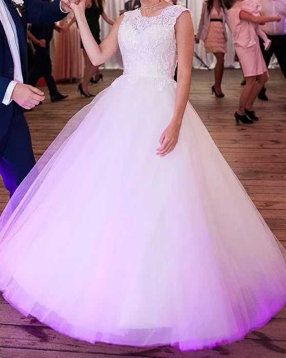 suknia ślubna księżniczka rozmiar 36