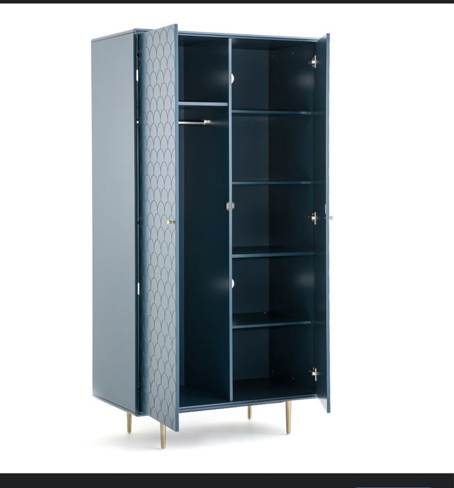 Guarda vestidos, como novo, azul prussia