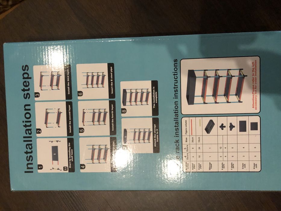 Półka na buty regał szafka 48tknd