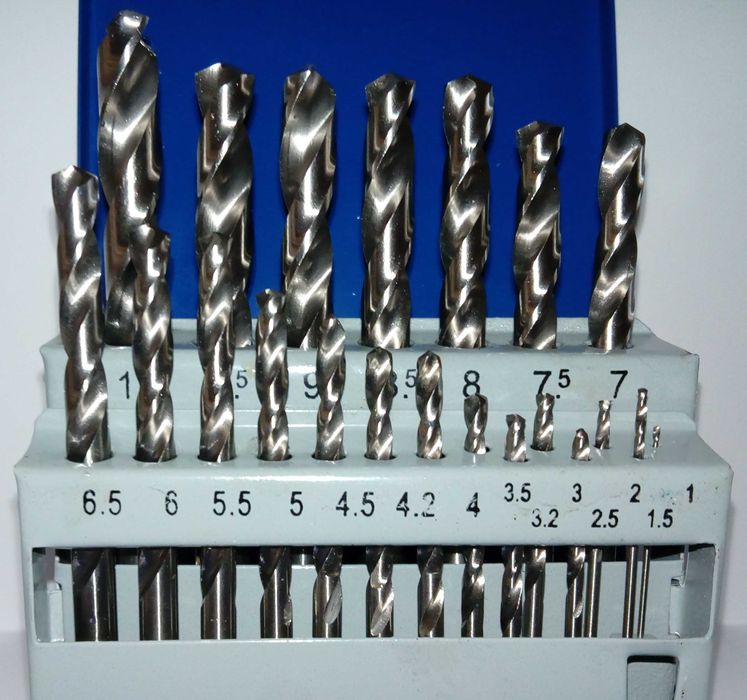 JOGOS DE BROCAS CILÍNDRICAS RECTIFICADAS HSS-G DIN338-135ºSPLIT-POINT.