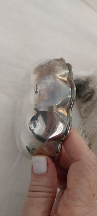 Taça decorativa metálica – 12 lados