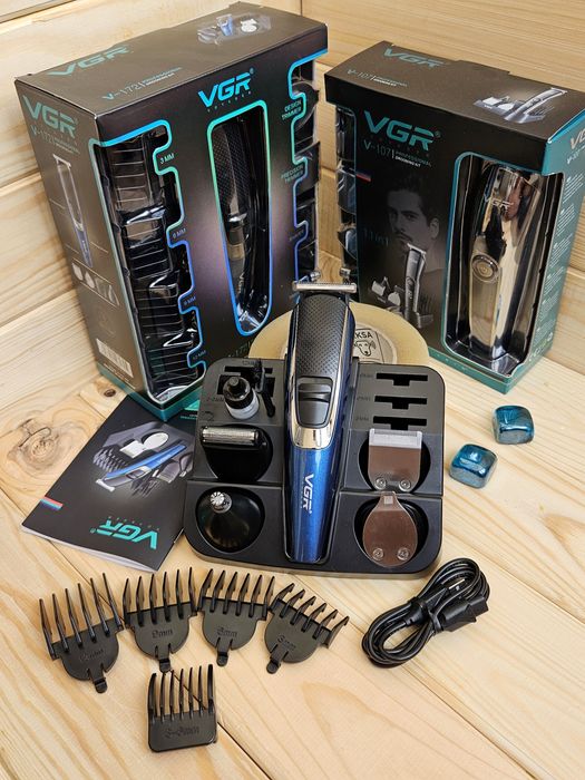 Машинка VGR 172 трімер волос 5в1 бритва для носа бороди триммер