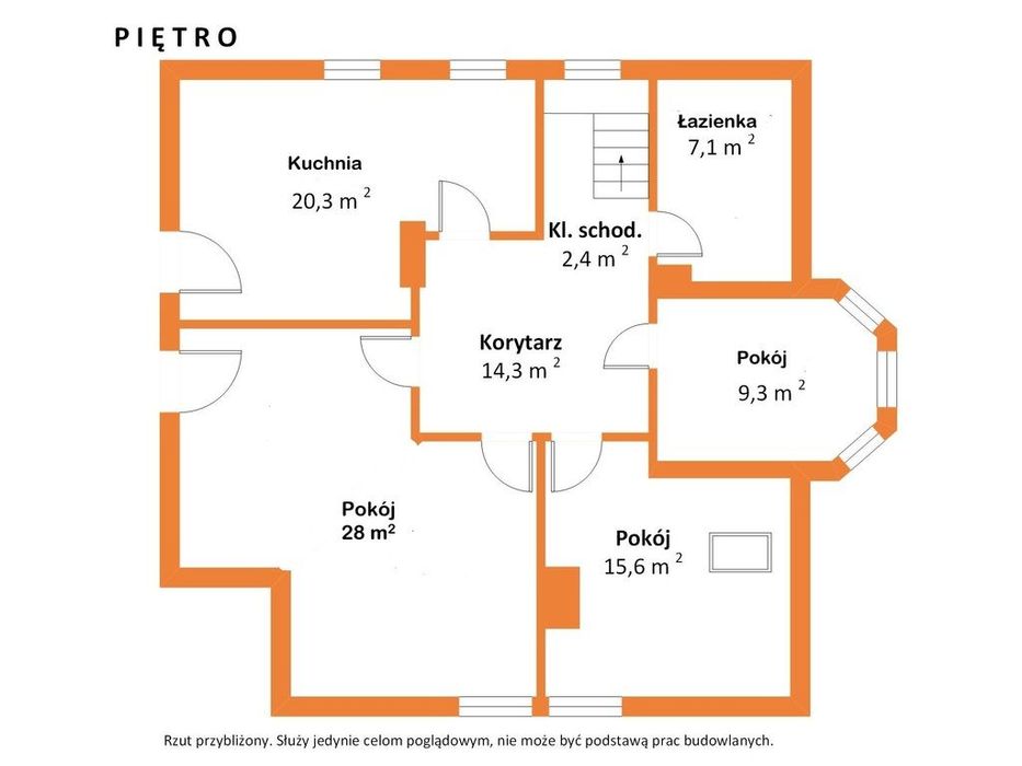 Prywatne piętro domu 97m2 + własny ogród