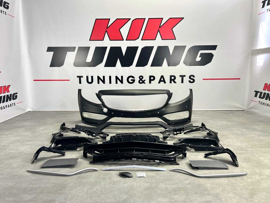 Передній Бампер Mercedes Benz c63 (C205 W205) Silver