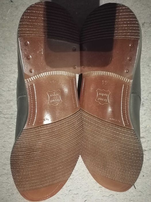 Czarne półbuty męskie r 44