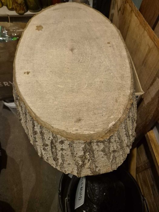 Plastry drewna, krążki drewniane, plaster na stół, stolik, topola