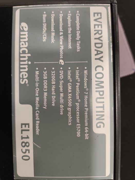 Mini torre PC a 100%