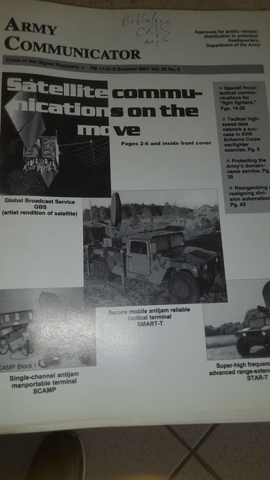 Revistas Army Communicator