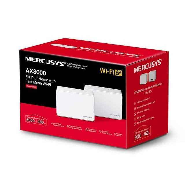 Mercusys Halo H80X AX3000 Mesh WiFi6 Pack 2