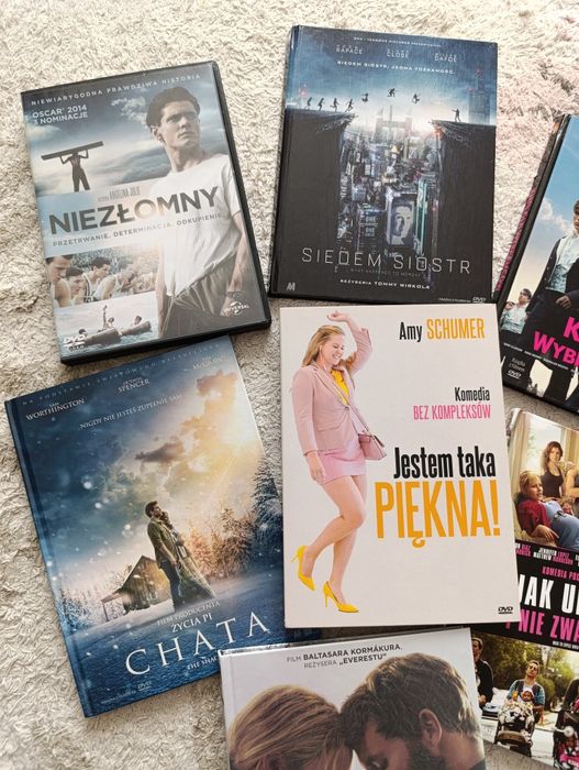 Komplet plyt filmow na dvd.