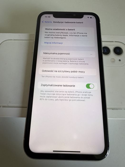 iPhone 11 64gb White Bateria nowa