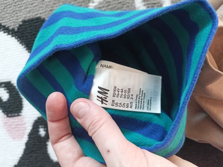 Czapki wiosna/ jesień dla chłopca