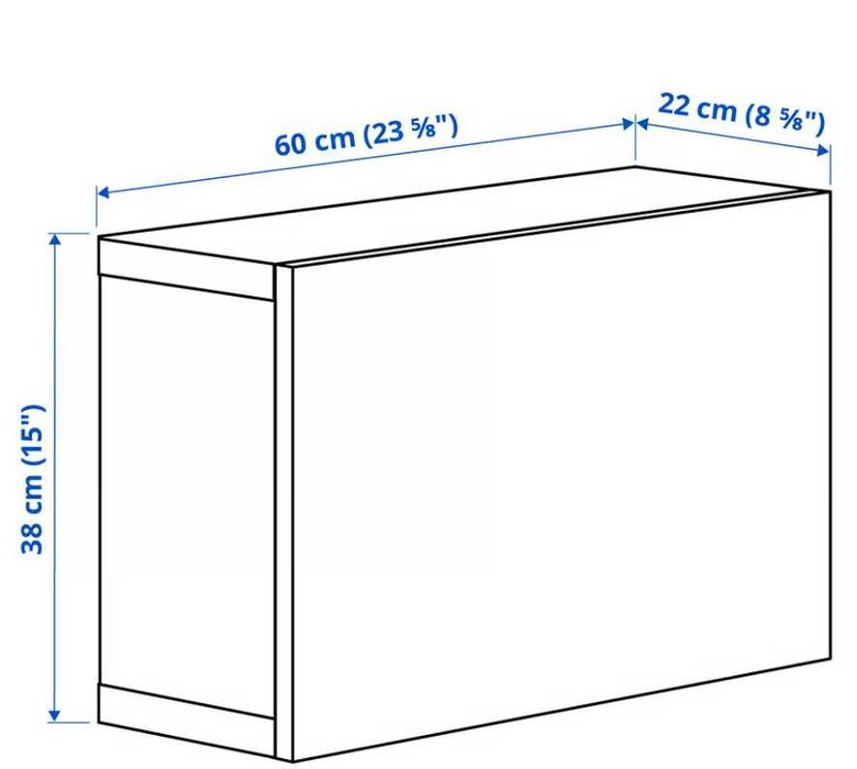 Módulos de parede Besta IKEA | USADO