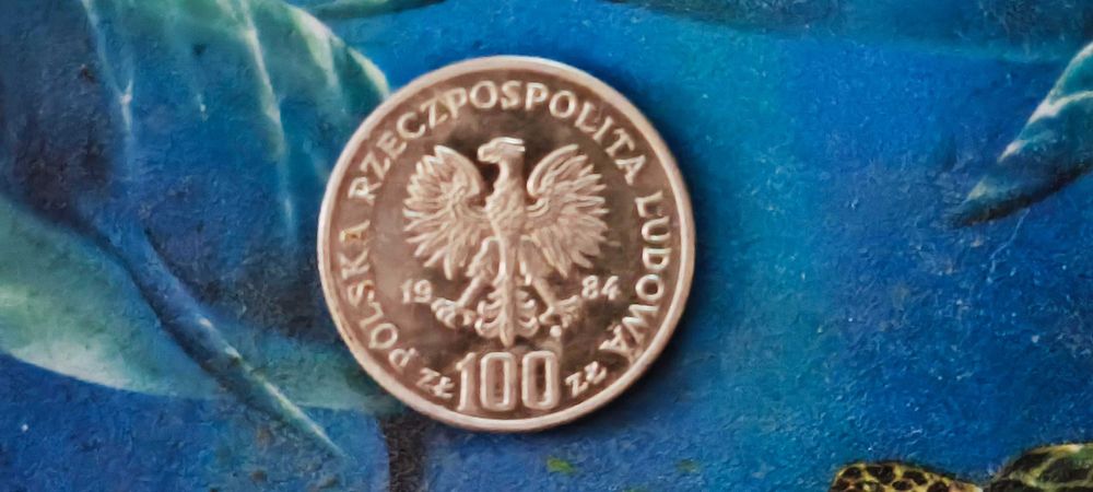 Monety PRL-100 zł 40 lat PRL 1984