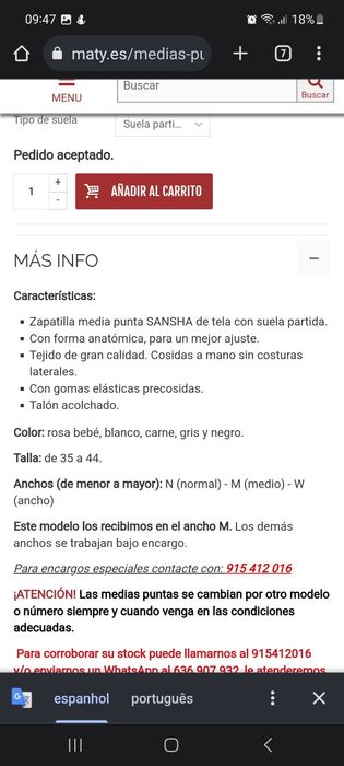 Zapatillas de ballet SANSHA