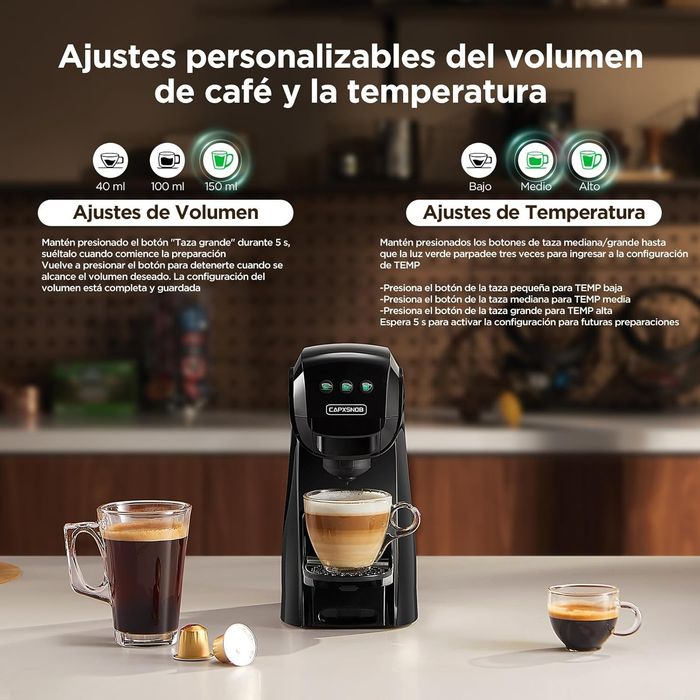 Cafeteira 5 em 1 Multicápsulas – 70€ Preço Fixo