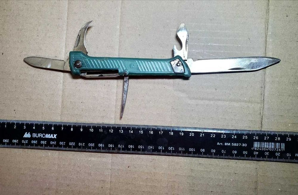 Нож складной 6 предметов ворсма ссср