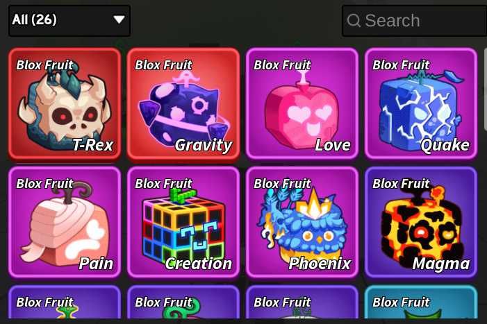 Акаунт Roblox Blox Fruit