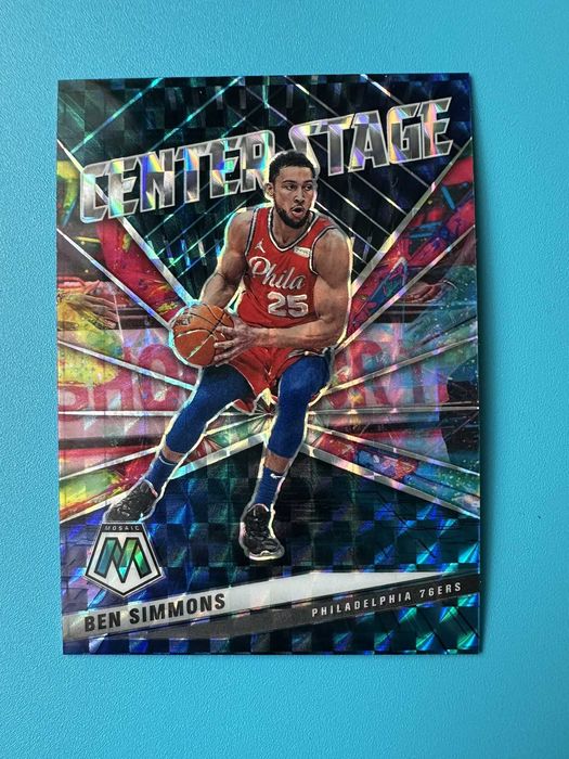Karta NBA Ben Simmons Panini Mosaic Basketball Center Stage Koszykówka