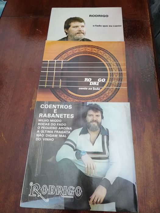 Discos de vinil do cantor Rodrigo