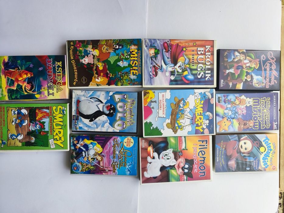 Kasety VHS Bajki dla dzieci