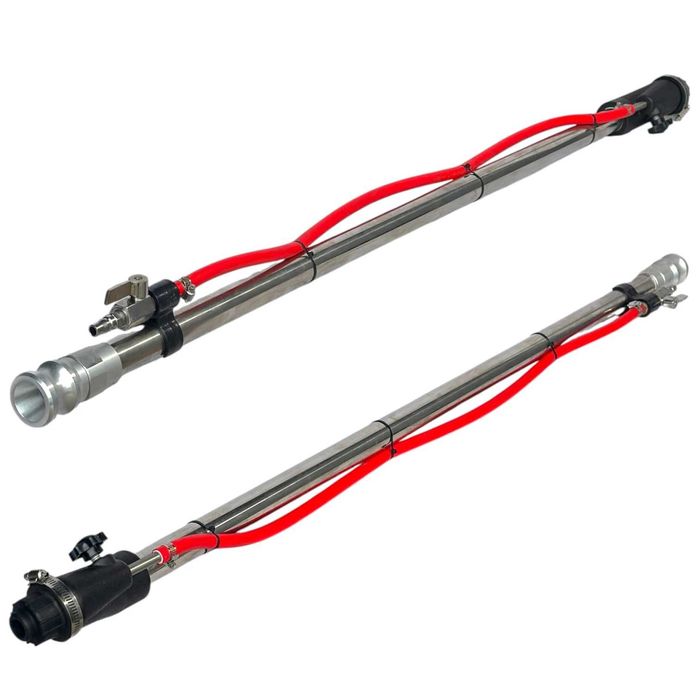 Пістолет для штукатурної станції DN25 120 см, з пережимним клапаном