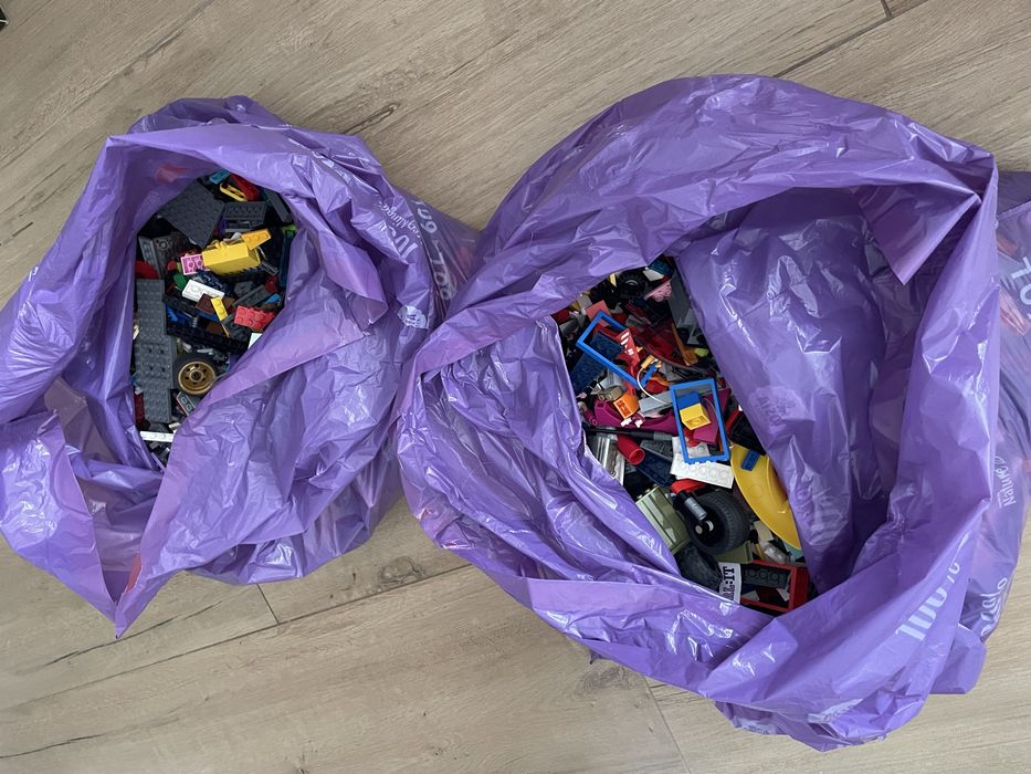 Klocki lego 11 kg i instrukcje