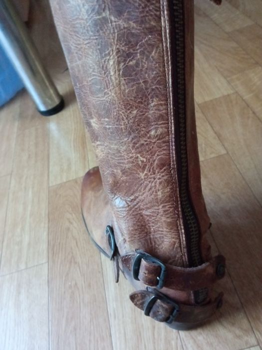 Frye стильные кожаные сапоги.