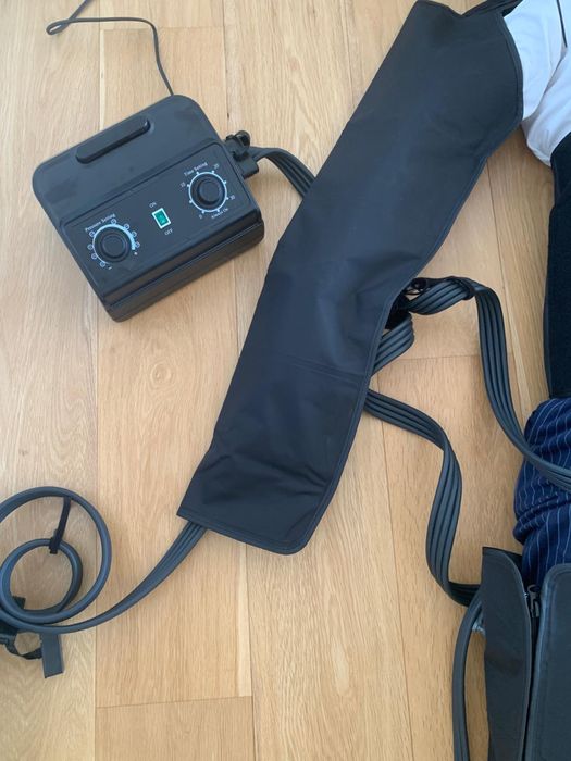 Máquina de pressoterapia nova a estrear  na caixa