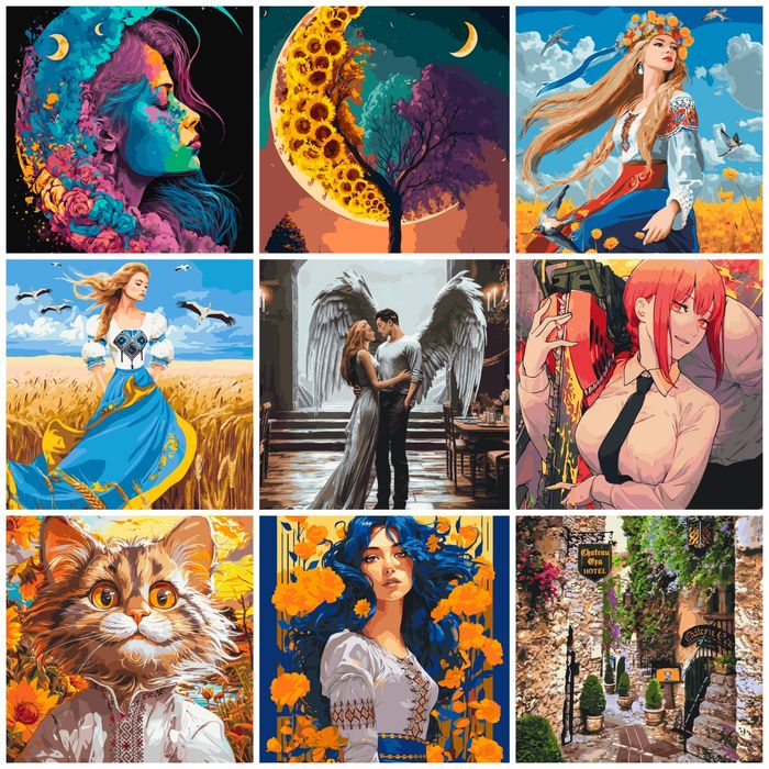 Картини по номерах, картина по номерах за власним фото