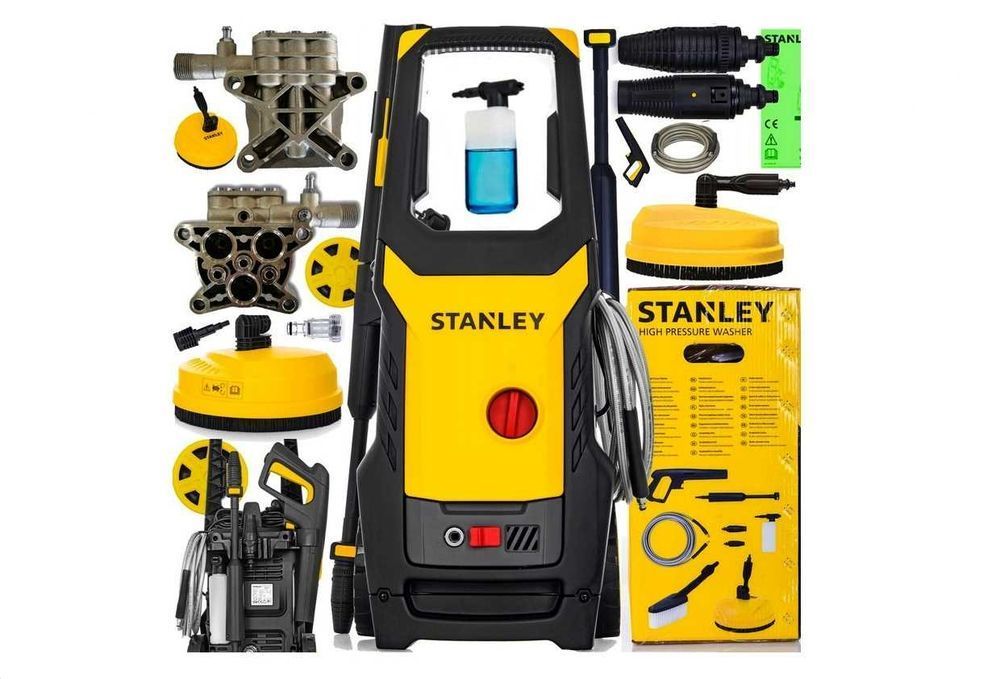 Myjka SAMOSSĄCA 110/170 BAR ciśnieniowa STANLEY Pompa METALOWA Nowa