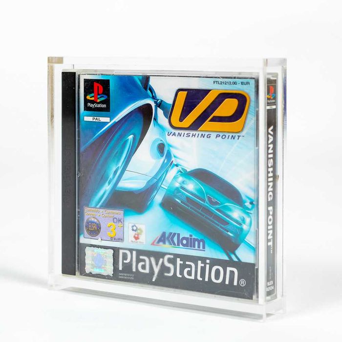 Caixas em acrílico para jogos Sony Playstation