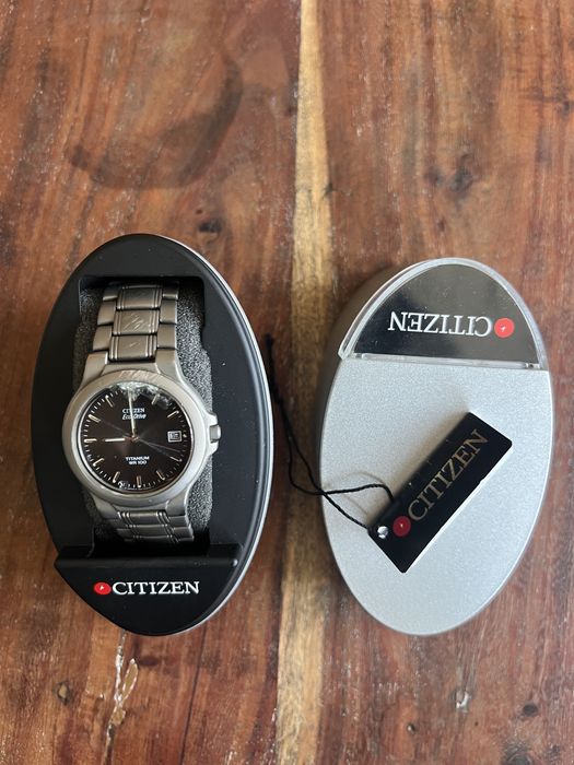 Citizen Eco-Drive Titanium WR100 – uszkodzony, pudełko