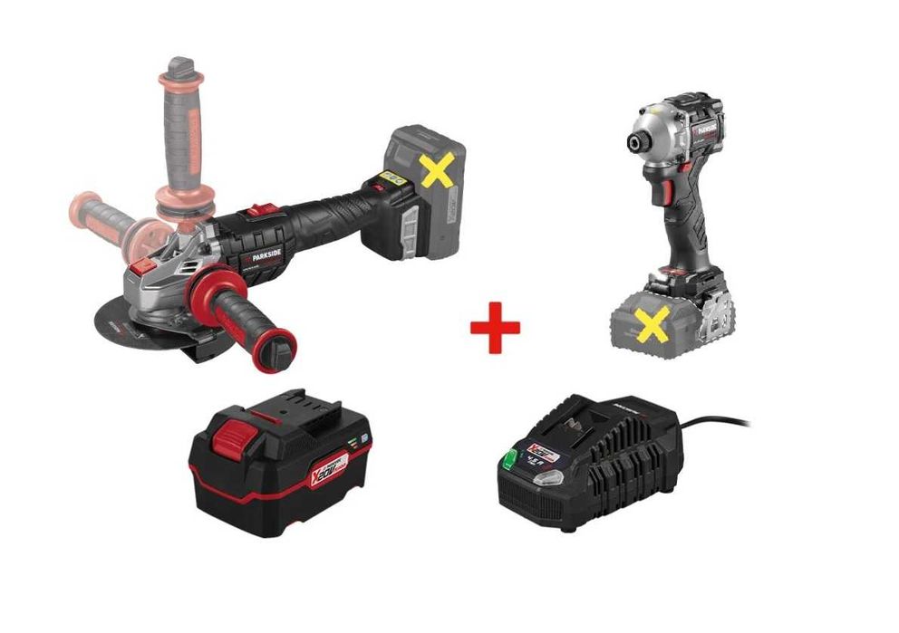 Kit Parkside Performance 20v Completo