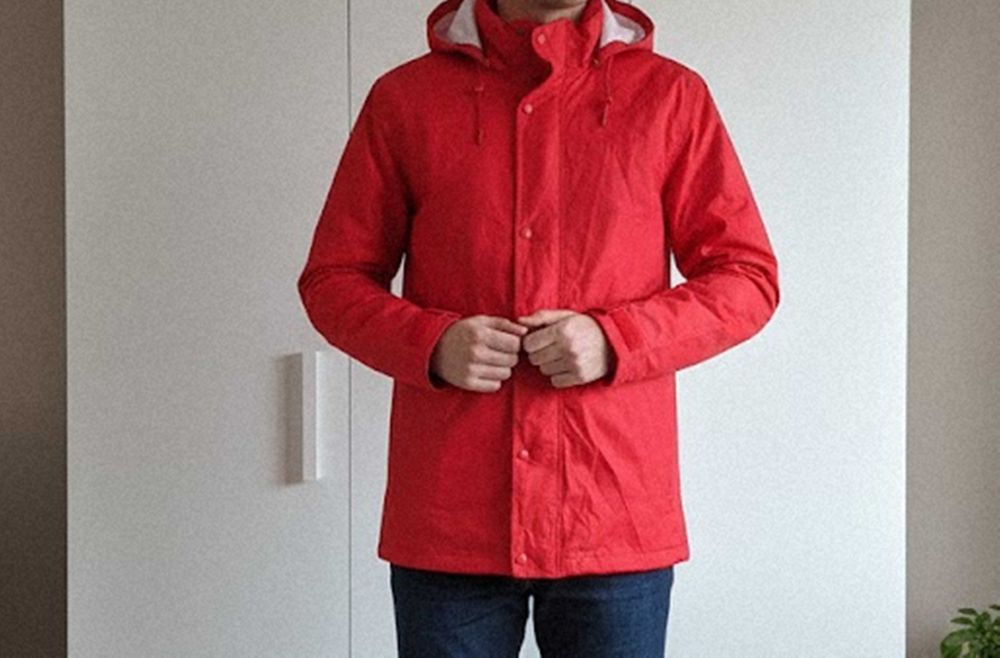 Kurtka wiatrówka na wiatry sportowa