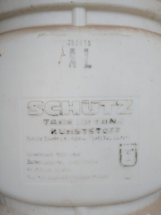 Zbiornik dwuplaszczowy na paliwo 1000 litrów