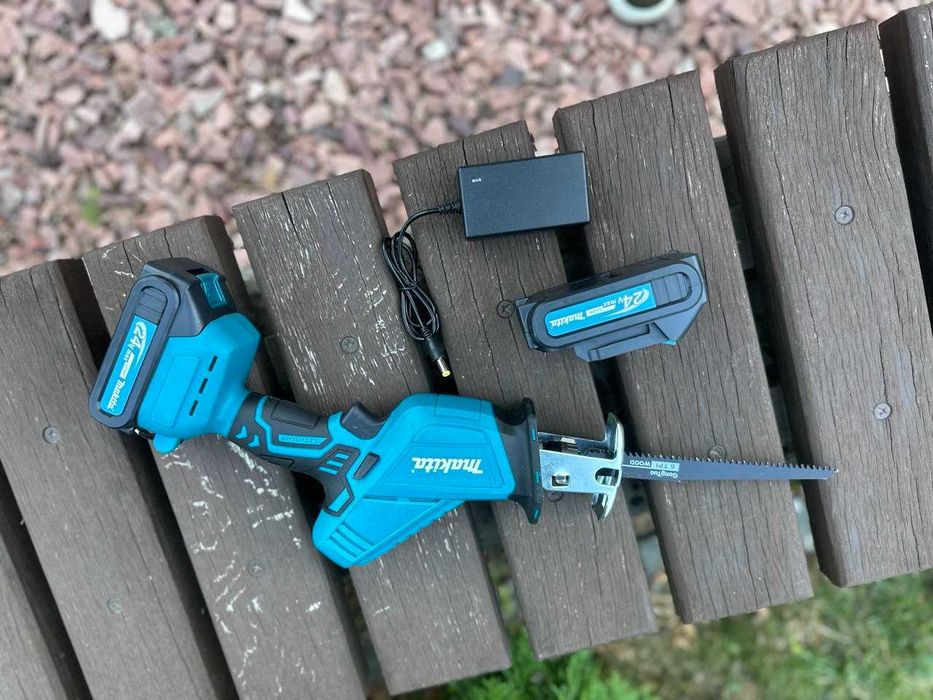 Акумуляторна шабельна пила Makita‼️Пилка Макіта 2️⃣АКБ +кейс+4 полотна