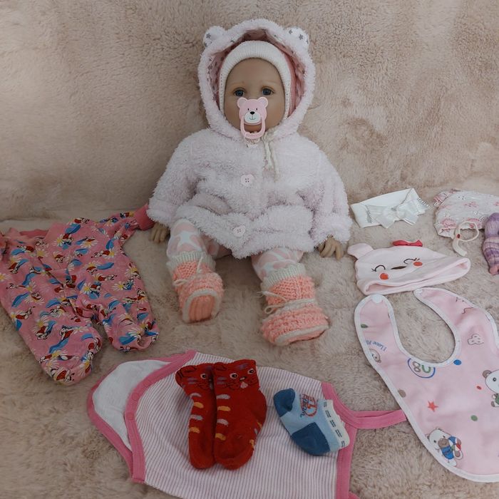 Реалистичная кукла Реборн 55см