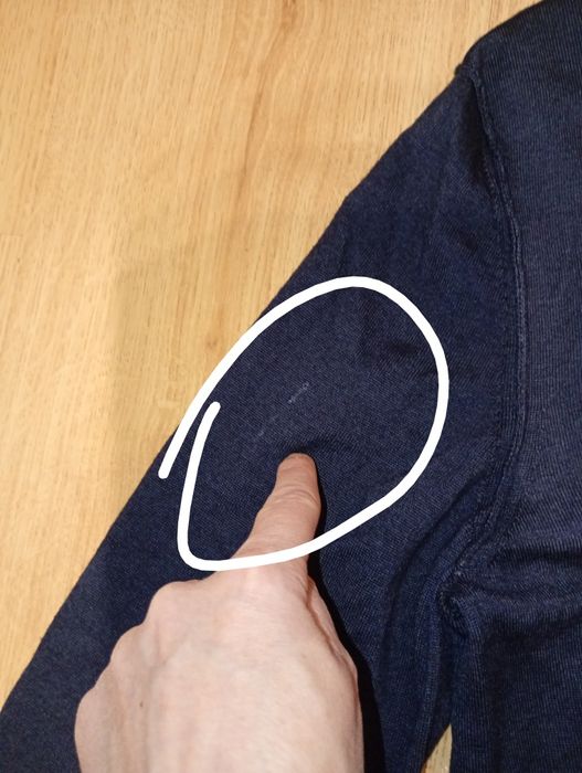 Sweter Marc O'polo M męski rozpinany wełna 100% granatowy