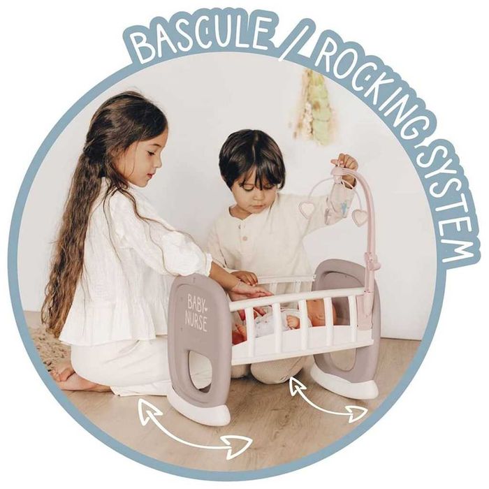 SMOBY Baby Nurse Kołyska z Karuzelką dla Lalki, AC8